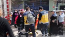 Müstakil evde yangın çıktı: Dumandan etkilenen yaşlı kadın hastaneye kaldırıldı
