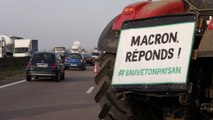 Réforme de la PAC : des agriculteurs bloquent la francilienne contre des mesures «inacceptables et inapplicables »