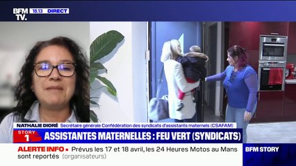 La secrétaire générale de la Confédération des syndicats d'assistants maternels "déçue" par le "montant de l'activité partielle"