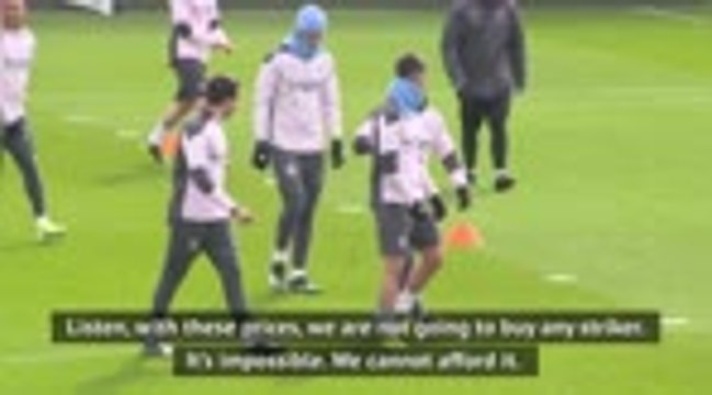 Guardiola claims Aguero replacement 'impossible' for Man City to afford