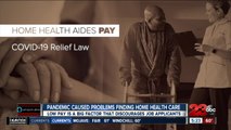 Pandemic caused problems finding home health care, low pay is a big factor that discourages applicants