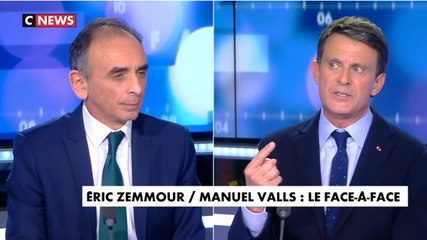 Eric Zemmour face à Manuel Valls