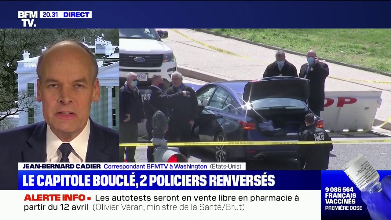Policiers renversés près du Capitole: le conduc...
