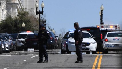 Dos policías heridos en incidente cerca del Capitolio de Estados Unidos