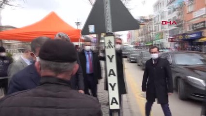 AKSARAY Davutoğlu, Aksaray'da esnafı ziyaret etti