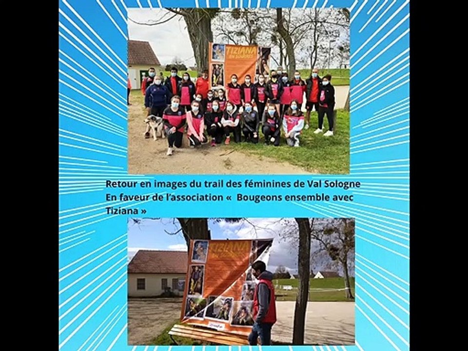 Un nouveau livre : participations des féminines de  Jargeau, USTV TIet Sandillon au trail de  Bou pour soutenir l'association à Bou (t) de souffle pour Tizaina