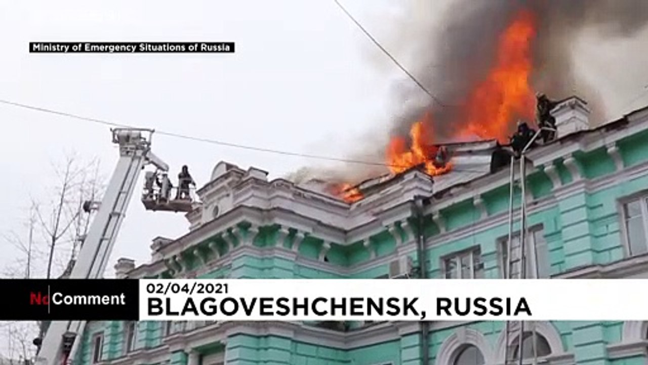 Russie : un hôpital en feu, les chirurgiens continuent l'opération