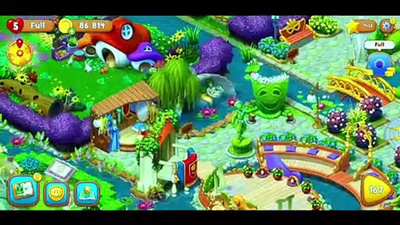 Gardenscapes - All Levels Walkthrough [All Maps Unlocked] _ Non-Copyrighted Gameplay