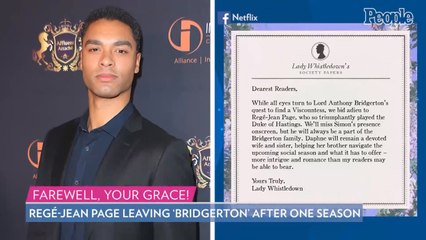 Regé-Jean Page Not Returning for Bridgerton Season 2: 'The Ride of a Lifetime'