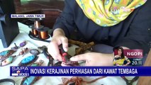 Unik! Kawat Tembaga Dibuat Jadi Perhiasan