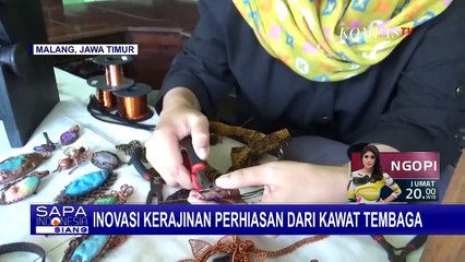 Unik! Kawat Tembaga Dibuat Jadi Perhiasan