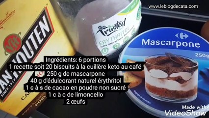 Tiramisu Keto (Recette Sans Gluten,  Ig Bas,  Low Carb )