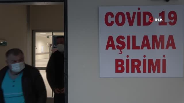 Kırklareli'nde BioNTech aşısının ilk dozu uygulanmaya başlandı