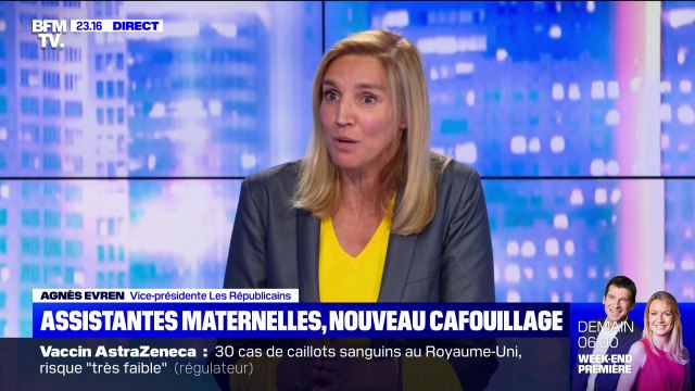 Agnès Evren (LR) sur les assistantes maternelles: C'est la première fois que je vois Olivier Véran reconnaître qu'il y a eu besoin d'un ajustement à la suite d'une erreur