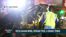 Kecelakaan Maut Minibus Tabrak Truk di Jalur Pantura, 4 Orang Tewas Di Tempat
