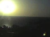 soleil couchant sur l'Anse Vata à Nouméa