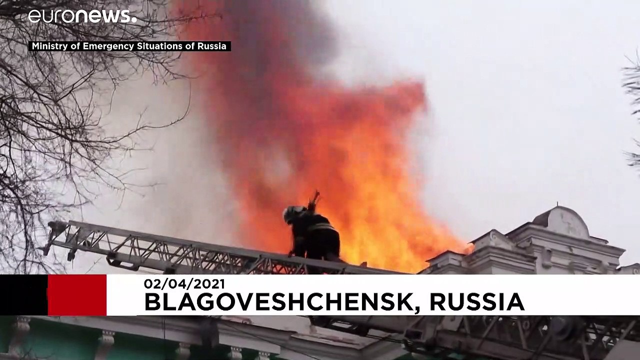 Herzoperation in brennenden Krankenhaus