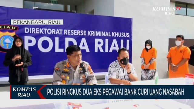 Polisi Ringkus Dua Eks Pegawai Bank Curi Uang Nasabah Milyaran Rupiah