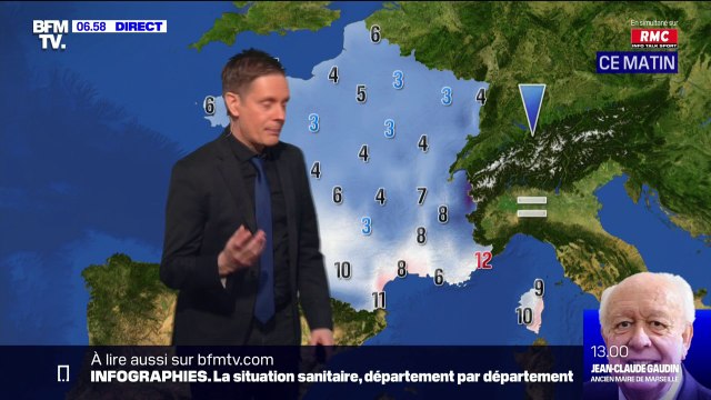 Baisse générale des températures mais beau temps pour ce samedi