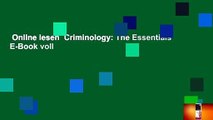 Online lesen  Criminology: The Essentials  E-Book voll