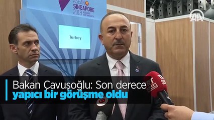 'Son derece yapıcı bir görüşme oldu'