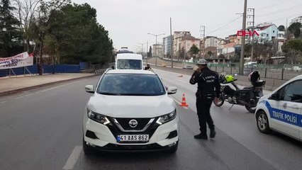 KOCAELİ Kopan yüksek gerilim hattının onarımı için D-100 Karayolu trafiğe kapatıldı