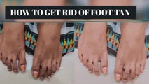 HOW TO REMOVE TAN FROM FEET, TOE WITH THIS SINGLE STEP||NO PEDICURE ||100FECTIVE||TRIM NAILS p2