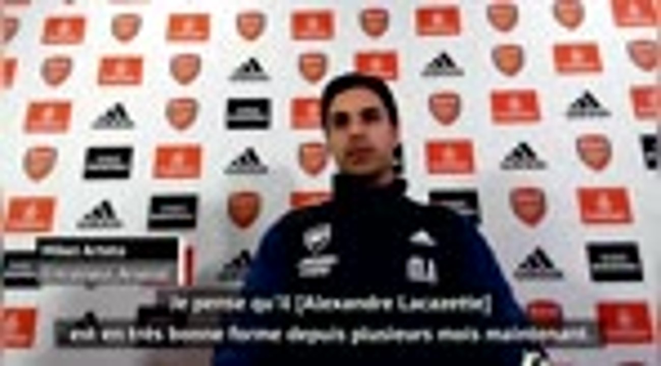 30e j. - Arteta encense Lacazette