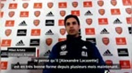 30e j. - Arteta encense Lacazette