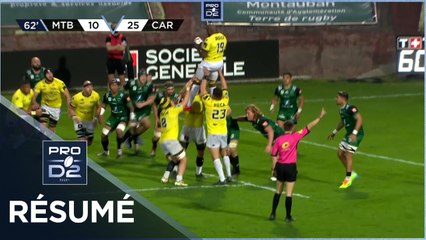 PRO D2 - Résumé US Montauban-US Carcassonne: 10-40 - J25 - Saison 2020/2021