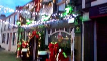 Stunning Christmas display outside Flaherty's pub in Buncrana , Donegal, Ireland