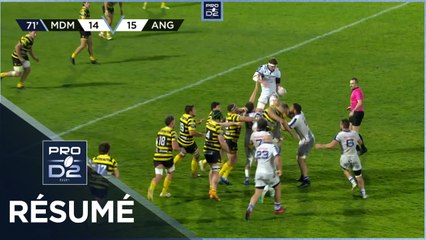 PRO D2 - Résumé Stade Montois-SA XV Charente: 14-18- J25 - Saison 2020/2021