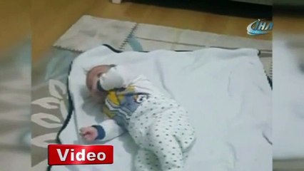 Şehit bebek Mustafa'dan geriye bu görüntüler kaldı