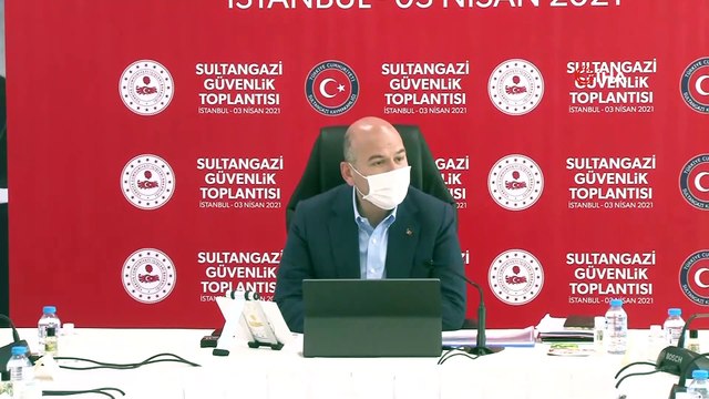 İçişleri Bakanı Soylu, Sultangazi Güvenlik Toplantısına katıldı