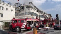 Sarıyer'de polis evinde korkutan yangın: Vatandaşlar tahliye edildi