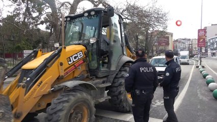 Kırklareli’de 56 saatlik kısıtlamada sıkı denetim.. Sokağa çıkma kısıtlamasına büyük oranda riayet ediliyor