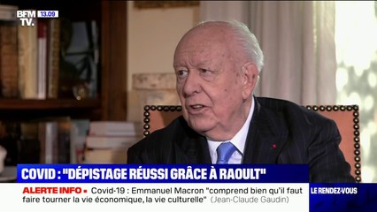 Jean-Claude Gaudin: "À Marseille, on a une reconnaissance pour l’action immédiate de Didier Raoult"