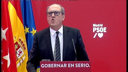 Gabilondo emplaza a los madrileños a elegir entre "democracia o miedo" el 4 de mayo