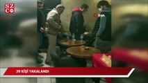 Konya’da kafenin gizli bölmesinde 39 kişi yakalandı