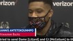 Giannis explains outrageous transition play in Bucks win