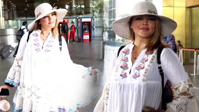 Rakhi Sawant Goa Look में पहुंची Mumbai; Watch video | FilmiBeat