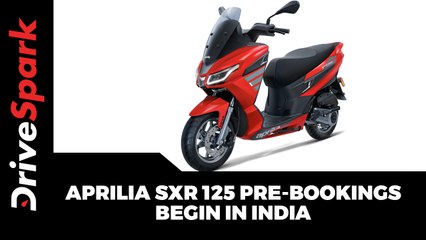 Tải video: Aprilia SXR 125 Pre-Bookings Begin In India