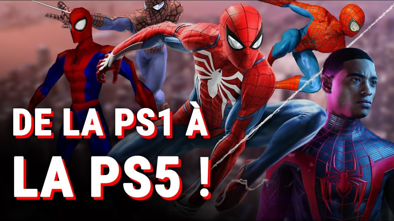 SPIDER-MAN DE LA PS1 A LA PS5 !