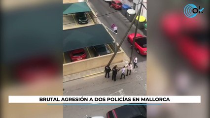 Brutal agresión a dos policías en Mallorca