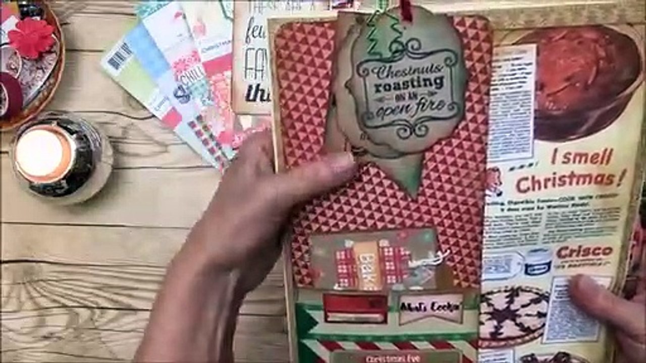 Christmas Recipe File Folder