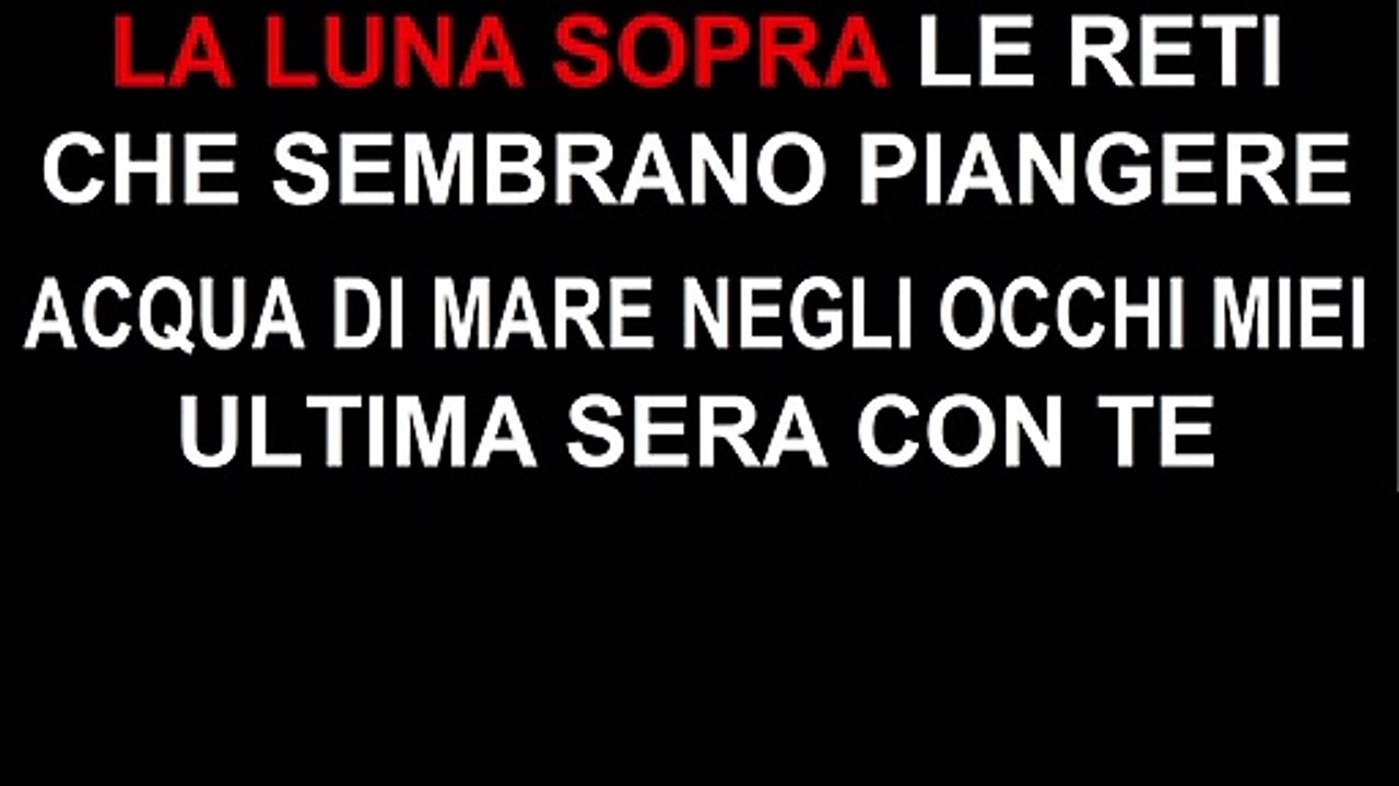 Acqua di mare - Karaoke Albano e Romina