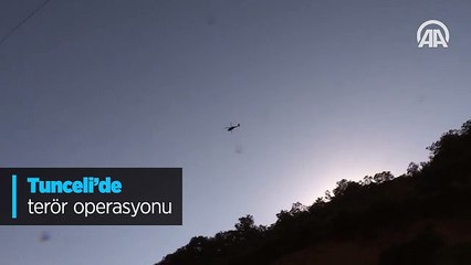 Tunceli'de terör operasyonu