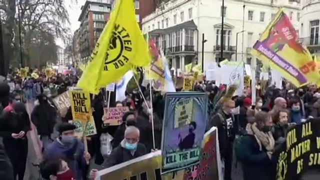 En Angleterre et au Pays de Galles, manifestations contre une loi jugée liberticide