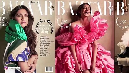 Sonam Kapoor Graces The Cover Page Of Harper’s Bazaar | 12th Anniversary Edition