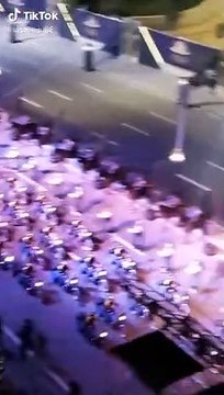 انطلاق موكب المومياوات في مسيرة ملكية في طريقها لمتحف الفسطاط حيث يستقبلها الرئيس عبد الفتاح السيسي